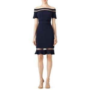 Slate & Willow Illusion Stripe Sheath Dress 8